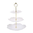 thumbnail image 3 of Kmbangi Creative Three Layers Cake Stand Party Wedding Snack Cupcake Plate, 3 of 9