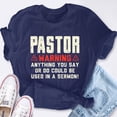 thumbnail image 2 of EcoLoom Pastor Warning Sermon Christian Preacher Minister Short Sleeve Unisex T Shirt, 2 of 6