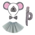thumbnail image 1 of Disfraz de ratón para niños, diadema con orejas de ratón, accesorios para disfraz Estilo B, 1 of 9
