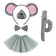 thumbnail image 1 of Disfraz de ratón para niños y niñas, diadema con orejas de ratón para fiestas, actuaciones y cumpleaños. Estilo B, 1 of 9