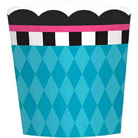 24 Mad Hatter Tea Wonderland Birthday Party Large Paper Scalloped Cups