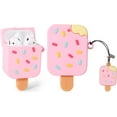thumbnail image 5 of (3Pack) Case for Airpods 1 and Airpods 2, Silicone Airpods Case Protective Cover with Cute Funny Skin Design, with Keychain, 5 of 5