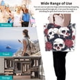 thumbnail image 6 of Kdxio Gothic Skulls And Roses Casual Tote Bags Women Big Capacity Shoulder Bag for Women Travel Shoulder Bags Handbags, 6 of 6