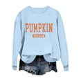 thumbnail image 4 of Bovemsi Womens Sweatshirts Pumpkin Season Sweatshirt Crewneck Long Sleeve Fall Shirt Halloween Holiday Pullover Fashion Outfits 2025 Clothes, 4 of 6