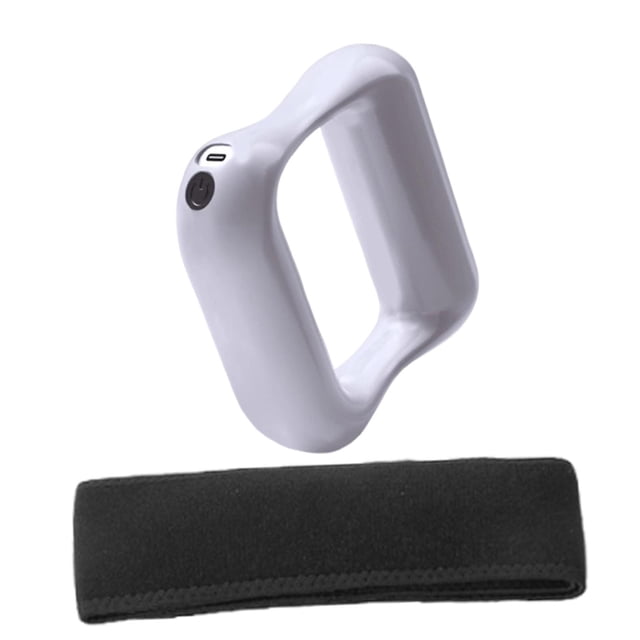 lionlar Portable Body Massage Ring Adjustable Deep Tissue for Home Traveling Fitness Grey