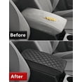 thumbnail image 7 of KBH Center Console Armrest Cover for Subaru Crosstrek/Impreza Accessories 2024 2025 2026, Anti-Scratch Leater Car Arm Rest Box Lid Cover Protector, Black, 7 of 7