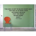 thumbnail image 1 of Bill Russell Block Every Shot Basketball Sport Motivation Inspiration Quote Wall Decal Vinyl Art Sticker Design for Boys/Girls Room Home Court Bedroom Decor Wall Art Mural Decoration Size (12x20 inch), 1 of 1