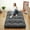 Dark Gray, variant on Twin/Full/Queen Size Japanese Floor Mattress Futon Mattress, 3 '' Thicken Daybed Futon Roll Up,Portable & Foldable Tatami Mat for Sofa Lounger Camping Dormitory Yoga Sleep Nap Meditation