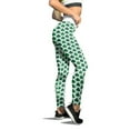thumbnail image 2 of Bjutir Leggings For Women St. Patrick'S Day Tights Women'S Paddy Stripes Good Luck Green Pants Print Leggings Skinny Pants For Yoga Running Pilates Gym, 2 of 9