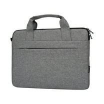 Blasgw Shoulder Strap Laptop Bag Men's And Women's Portable Shoulder Bag Inner Sleeve Bag 14.1 Inch Fashion Tablet Bag Gray Gray