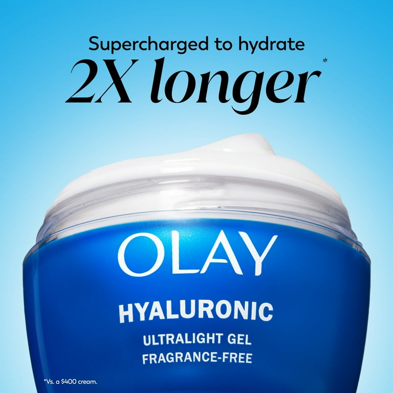 Olay Regenerist Hyaluronic Acid + Peptide 24 Gel, Fragrance-Free