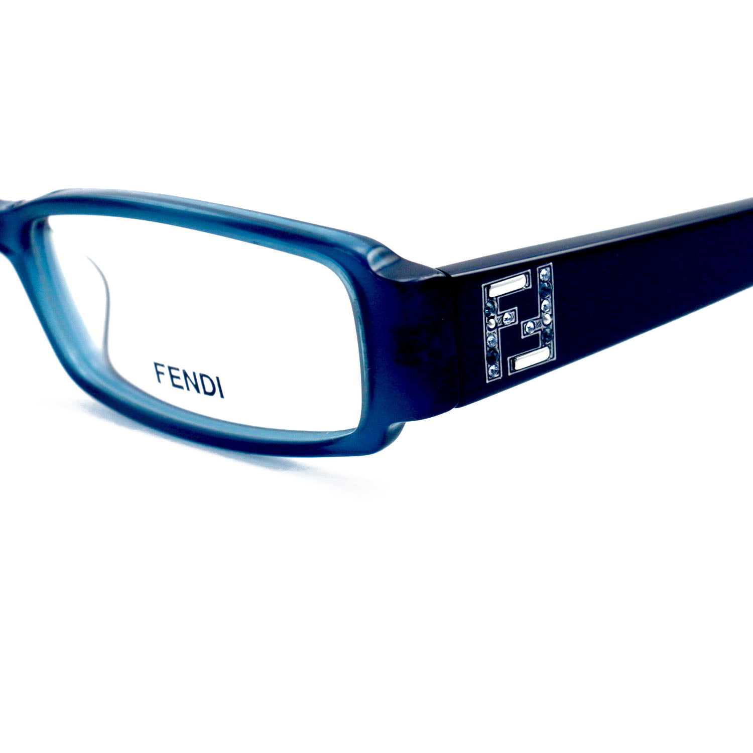 NICE Fendi F940 Eyeglasses FRAMES 442 Blue 53[]15-135 Italy Cat Eye F309