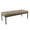 Brown, variant on HomePop Tufted Metal Bench - Light Brown Vegan Leather