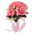 thumbnail image 2 of Bouquet de Mariage Artificiel, Haute Simulation Réutilisable Durable Léger Mariage Tenant la Couleur de Bouquet Durable pour la Photographie pour le Mariage, 2 of 8
