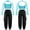 Lake Green, variant on iiniim Kids Girls Long Sleeve Mock Neck Sequins Crop Top with Cargo Jogger Pants for Hip Hop Jazz Street Modern Dance Black 12