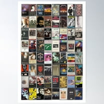 Music Of The 1980S - 80'S Album Cover Art Poster Wall Art, Modern Wall Decor For Living Room Bedroom, 8x12 UNFRAMED