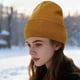 thumbnail image 3 of Gorro de Invierno Tejido, Forrado de Satén, Gorro Acrílico Cálido, Pasamontañas, Cinta para la Cabeza con Elástico para Mujeres, Protección para el Cabello, 3 of 5