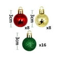 thumbnail image 6 of Shuttle tree 100 Pcs Christmas Ball Ornaments Set for Christmas Tree Decorative Hanging Baubles Plastic Shatterproof Christmas Ball for Holiday Party Christmas, 6 of 8