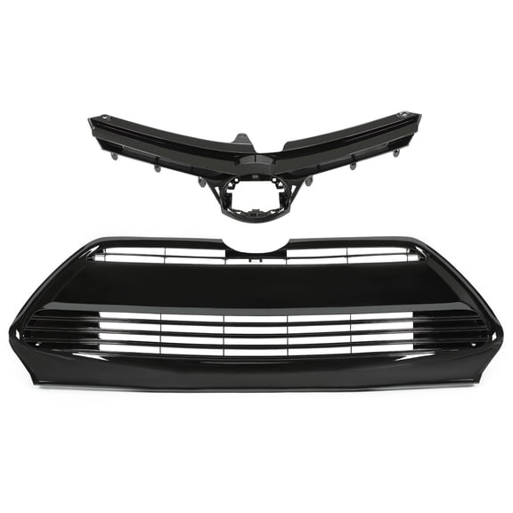 For Toyota Corolla L LE XLE CE 2017 2018 2019 Front Bumper Upper & Lower Grille