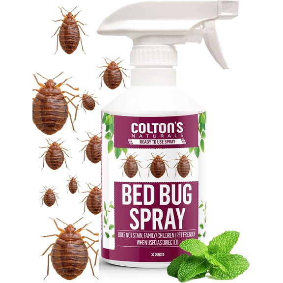 Bed Bug Spray – Natural Bed Bug Killer for Mattress, Furniture & Travel | Non-Toxic Natural Bed Bug Treatment for Home