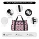 thumbnail image 4 of Balery Skull lips record Guitar Bolsa de Gimnasio para Mujeres, Bolsa de Viaje con Bolsillo Húmedo, Bolsa de Fin de Semana para Mujeres, Bolsa de Viaje Resistente al Agua, 4 of 7