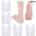 thumbnail image 2 of EIMELI 5 Pairs Orthotic Insert Adhesive Heel Wedge Gel Shoe Insole for O/X Type Legs, 2 of 8