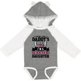 thumbnail image 3 of Inktastic Im Not Just Daddys Little Im a Truckers Daughter Girls Long Sleeve Baby Bodysuit, 3 of 5