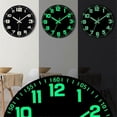 thumbnail image 5 of 12inch Wall Clocks Glow In the Dark Clock Silent Wall Clock, 5 of 5