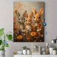 thumbnail image 4 of Qisvanset Framed Canvas Wall Art 12x16 Inch Cute Animal Friend Kids Nursery Bright Wall Art, 4 of 5