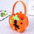 thumbnail image 2 of CUZIBR Halloween Baskets For Kids Trick Or Treat Bags Pumpkin Halloween Candy Bags With Handle Large Capacity Party Favors,Orange, 2 of 3