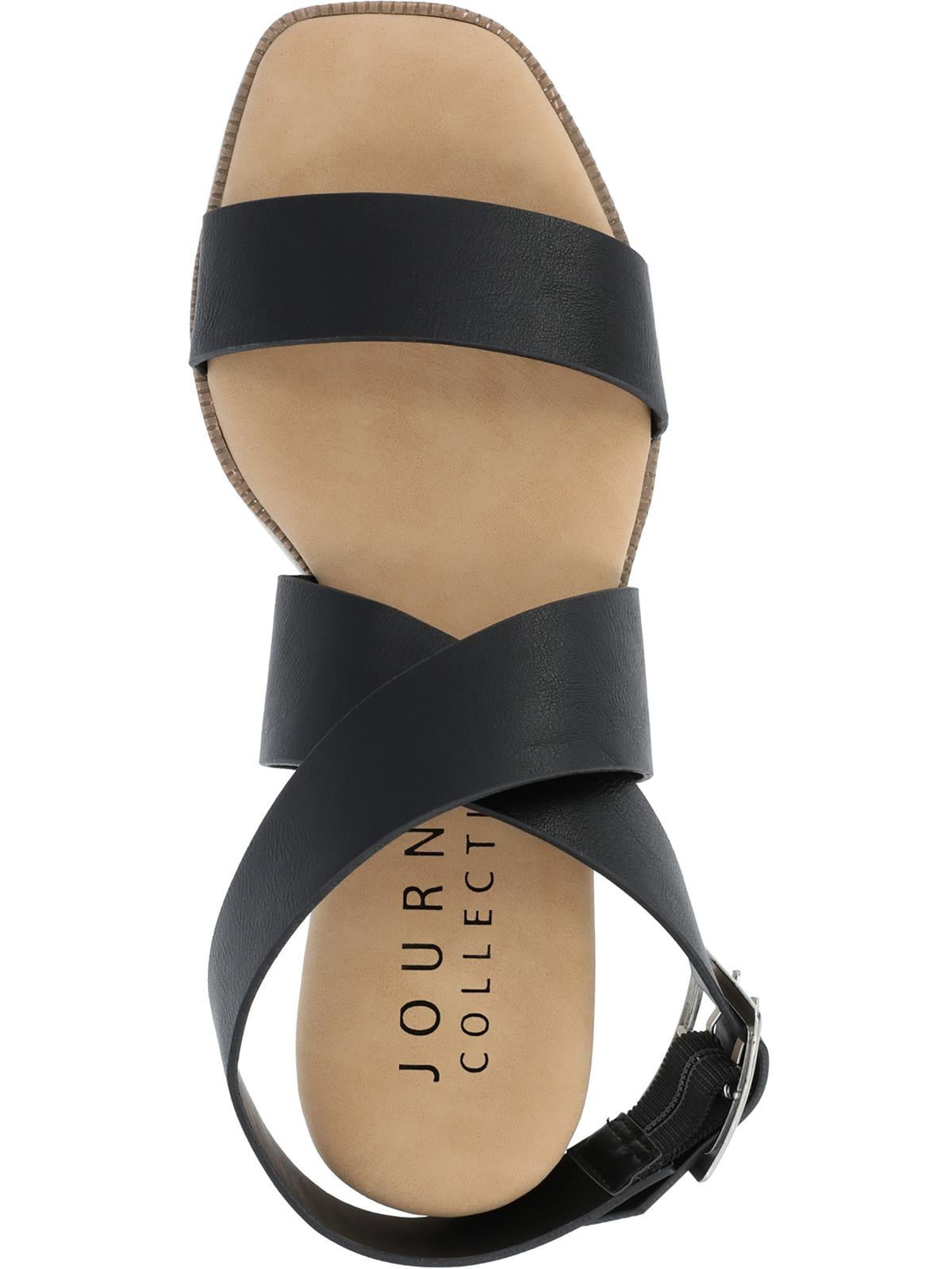Journee Collection Womens HAVALEE Square toe Casual Ankle Strap