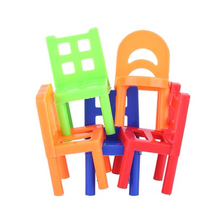 Hurrise 18pcs Colore Mini Jouet De Chaise En Plastique Empilable D Apprentissage Des Jouets Intelligents Pour Les Tout Petits Blocs De Chaise En Plastique Jouet Jouet De Chaise Pour Enfants Walmart Canada