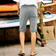 thumbnail image 5 of Pantalones Sueltos de Pierna Ancha para Mujeres Pantalones Cortos Sueltos Elásticos Casuales Pantalones de Pierna Ancha Recta con Bolsillo, 5 of 7