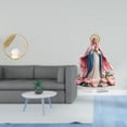 thumbnail image 2 of Estatua de bola de cristal,Estatuas de bolas de cristal para decoración del hogar,escritorio interior,Escultura de la Natividad,Adorno acrílico 2D Adorno de pie,Centro de mesa con decoración, 2 of 8