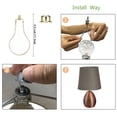 TWDRTDD Lamp Shade Light Bulb Clip Adapter Clip on with Shade Attaching ...
