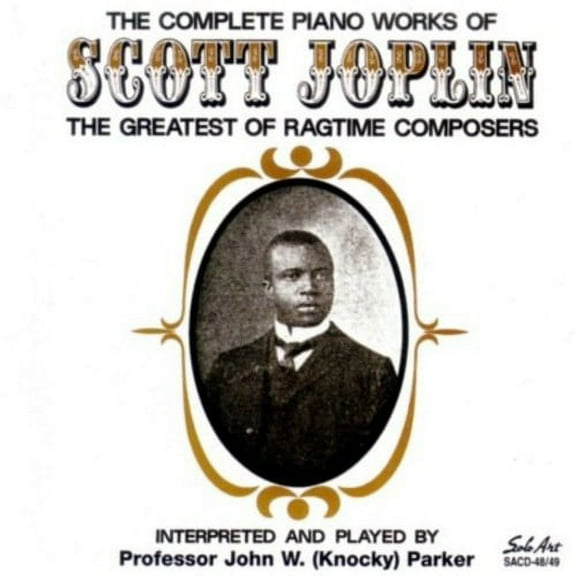 Knocky Parker - The Complete Piano Works Of Scott Joplin: The Greatest Of RagtimeComposers - Jazz - CD