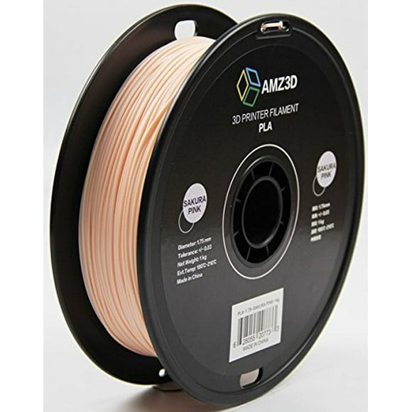 UTAH-1.75mm Sakura Pink PLA 3D Printer Filament - 1kg Spool (2.2 lbs) - Dimensional Accuracy +/- 0.03mm