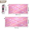 thumbnail image 4 of SKYSONIC Beach Towels 30"x60", Stripes Hearts Plaid Camping Towels Sand Free Beach Towel, Large Beach Towels Quick Dry Bath Travel Towels Pool Yoga Beach Mat for Men Women, 4 of 7