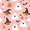 Pastel Pink Halloween, variant on FORMRS 1-Subject Spiral Notebook 8" x 5" College Ruled 60 Refillable Sheet A5 Hard Cover, Pastel Pink Halloween