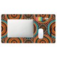 thumbnail image 4 of Bingfone African Tribal Style Large Gaming Mouse Pad,Extended Desk Mousepad with Stitched Edges,Non-Slip Base,Water Resist Keyboard Pad for Gamer, Office & Home, 29.5 x 16 in, 4 of 6