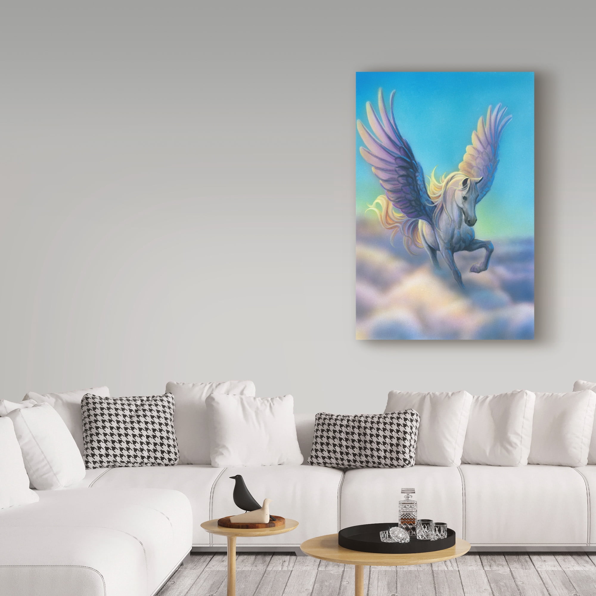 Trademark Fine Art 'Pegasus' Canvas Art by Kirk Reinert
