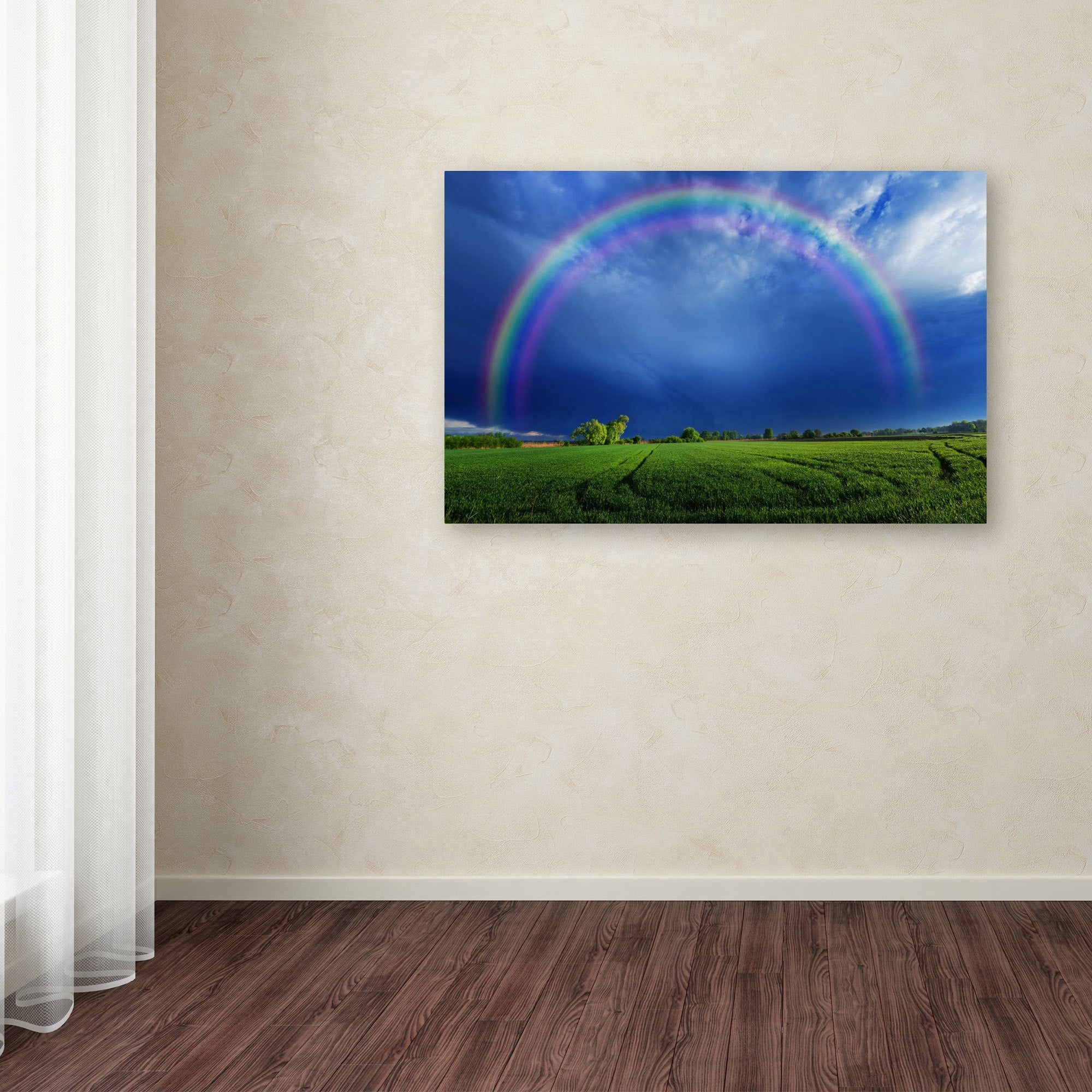 Trademark Fine Art "Lucky Rainbow" Canvas Art by Philippe Sainte-Laudy