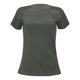 thumbnail image 4 of Tops sólidos de manga corta de ocio de cuello redondo de verano de moda para mujer Fridja  zx1724, 4 of 5
