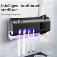 thumbnail image 2 of Soporte de limpieza Advancent cepillo de dientes eléctrico dispensador de baño Blanco, 2 of 6