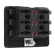 thumbnail image 5 of Circuito De 6 Vías, Soporte Con Luz De Advertencia LED, Soporte De Bloque De Caja De Fusibles De Cuchilla De 4 Vías, Kit Automotriz De 12v Para Coche, Furgoneta, Barco Marino, 5 of 7