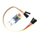 thumbnail image 2 of Módulo CP2102 Cola con Cable de 4 piezas Longitud Del Cable 7,87 Pulgadas Convertidor automático de USB a TTL, 2 of 3