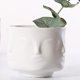 thumbnail image 4 of Florero de cerámica con diseño facial, macetas de estatua modernas plantas decorativas para interiores y exteriores florero de flores artificiales - Sunnimix Jarrón de ceramica, 4 of 8