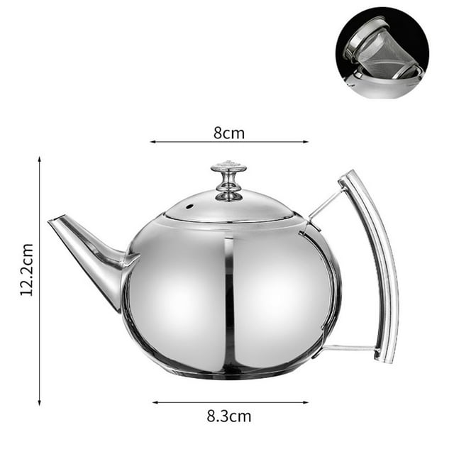 MYG 1/1.5/2L teapot tea maker heatable jug with removable stainless steel strainer