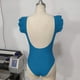 thumbnail image 5 of Traje de baño de una pieza para mujer, traje de baño informal de moda para mujer, traje de baño de color sólido con cuello en V para mujer, traje de baño de moda playera para mujer, trajes de baño de, 5 of 5