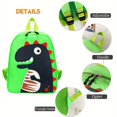 thumbnail image 2 of 3D Dinosaur School Bag New Children Cartoon Backpack Cute Kindergarten Small Bookbag, 2 of 4